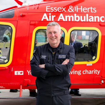 Andy Moorhouse, Chief Pilot, Essex & Herts Air Ambulance